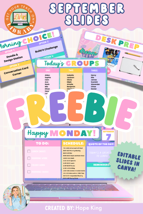 September Daily Slides - Shop GYTO - Get Your Teach On