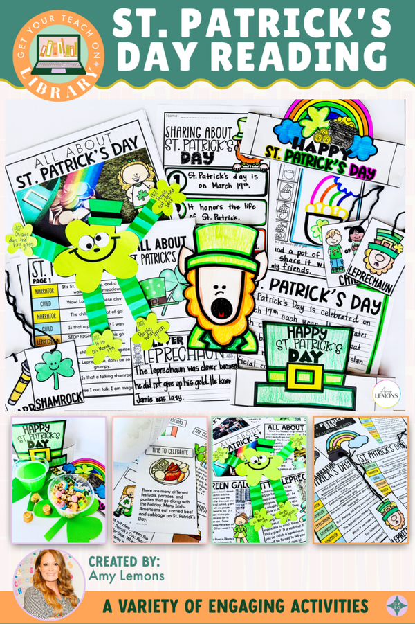 St. Patrick's Day Reading, Writing Craft & Reader's Theater – printable reading resource by Amy Lemons and Get Your Teach On