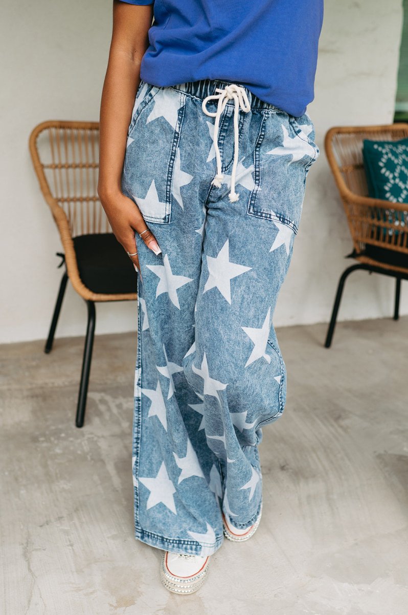 Star Plus Denim Pants - GYTO Collective - Get Your Teach On