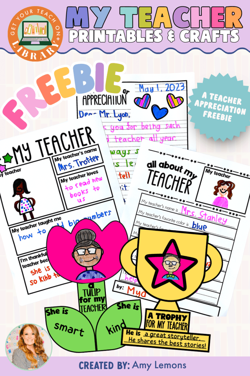 Teacher Appreciation Printables & Crafts - Shop GYTO - Get Your Teach On