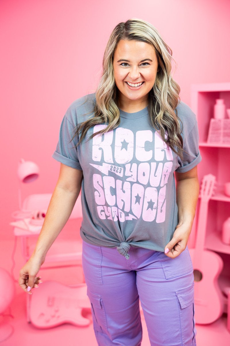 2023 Rock Your School Tee - Pink (Pre-Order) - GYTO Collective - Get Your Teach On