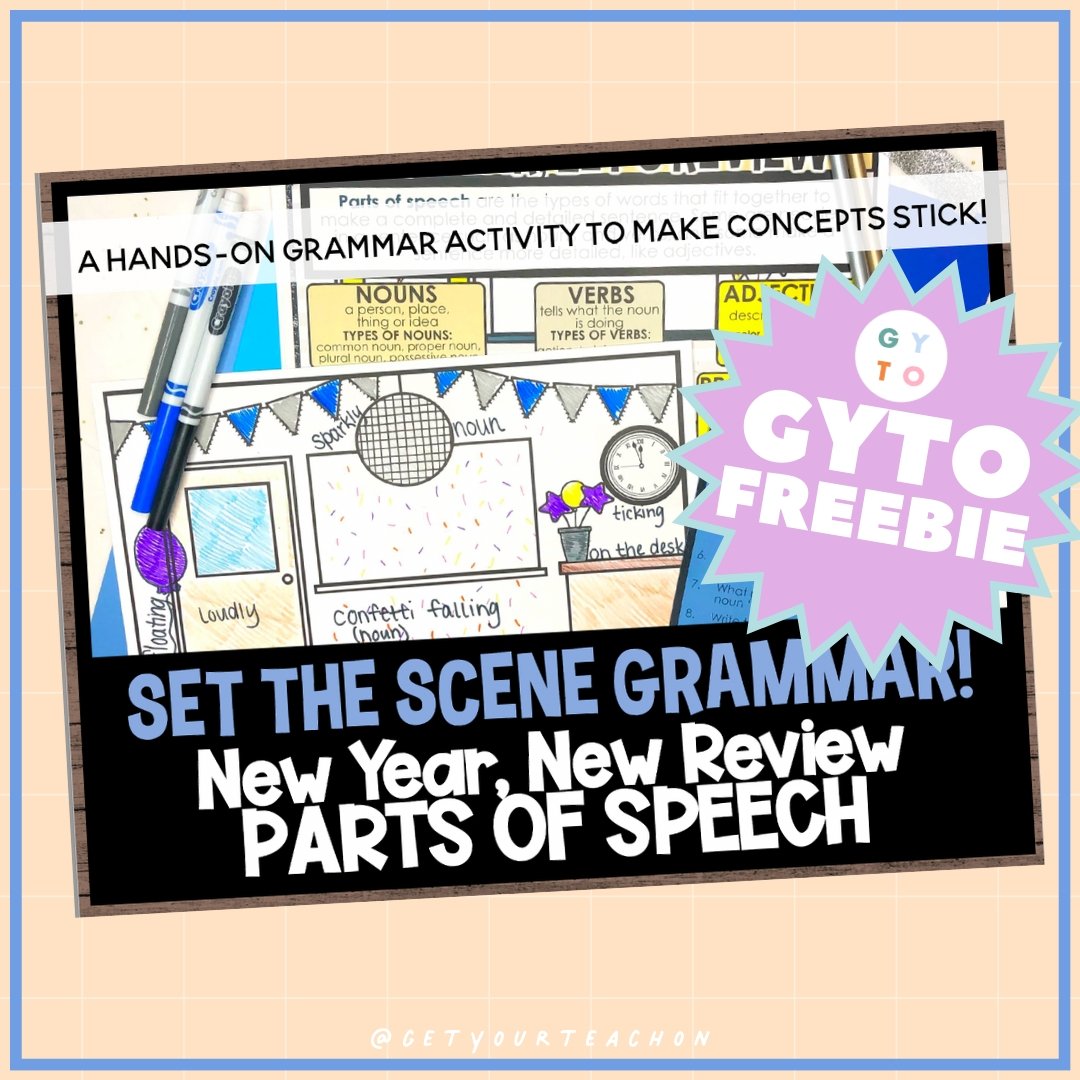 Free New Year Literacy Resources - GYTO Collective - Get Your Teach On