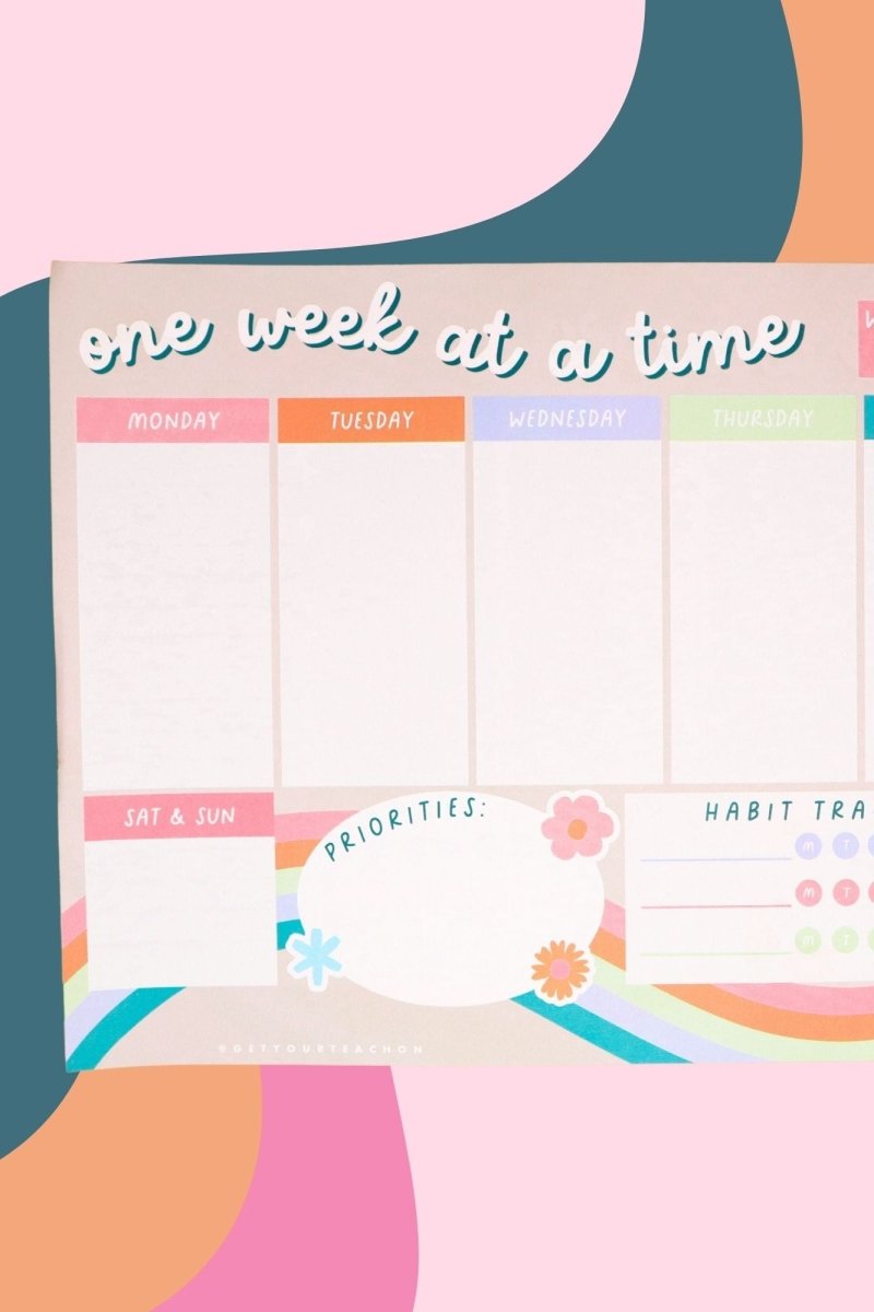 One Week at a Time Desk Calendar - GYTO Collective - Get Your Teach On