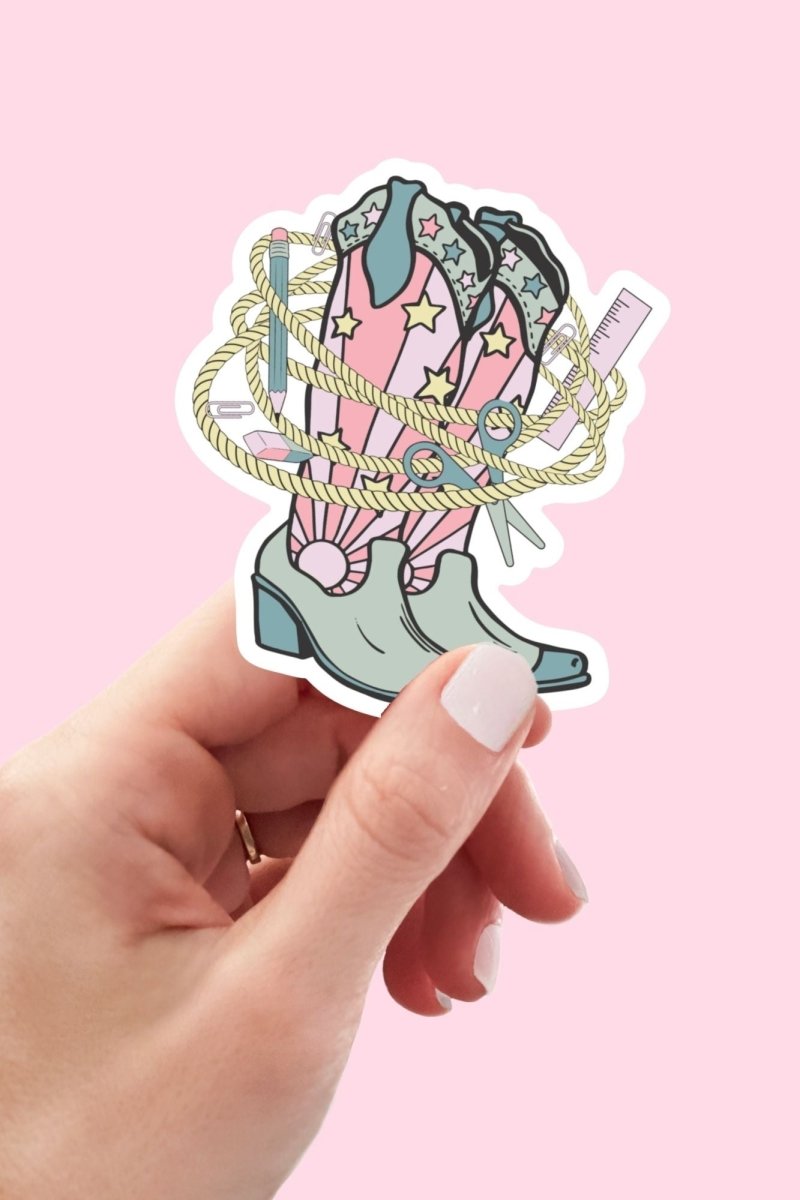 School Boots Sticker - GYTO Collective - Get Your Teach On