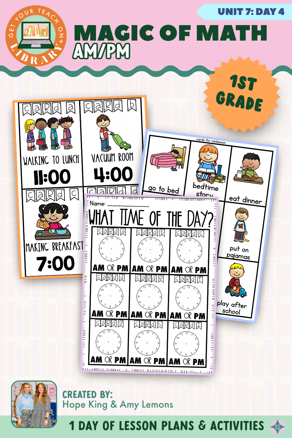1st Grade Magic of Math: Unit 7 Day 4 AM/PM