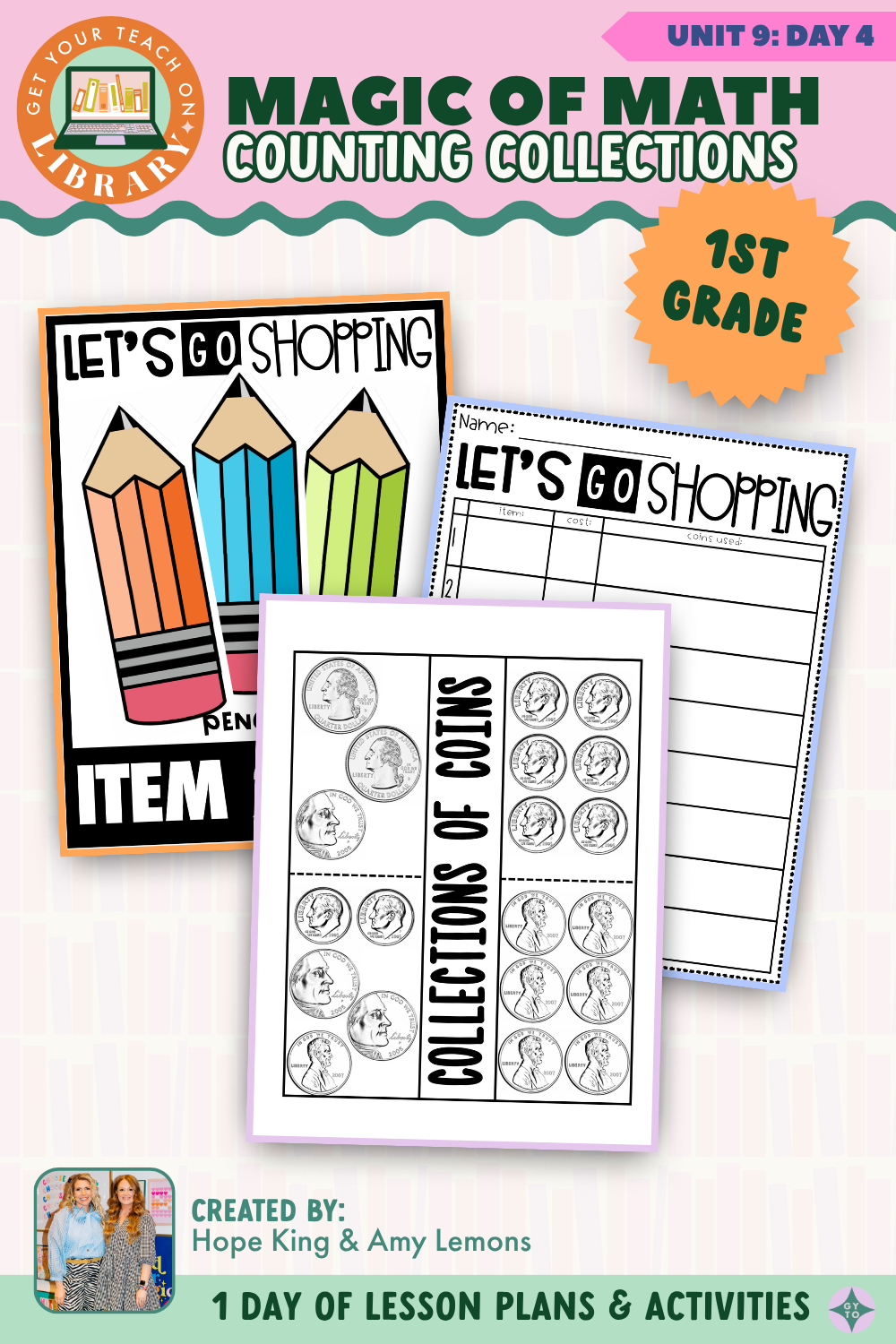 1st Grade Magic of Math: Unit 9 Day 4 Counting Collections
