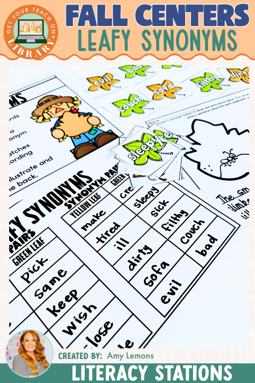 Fall Literacy Center: Leafy Synonyms
