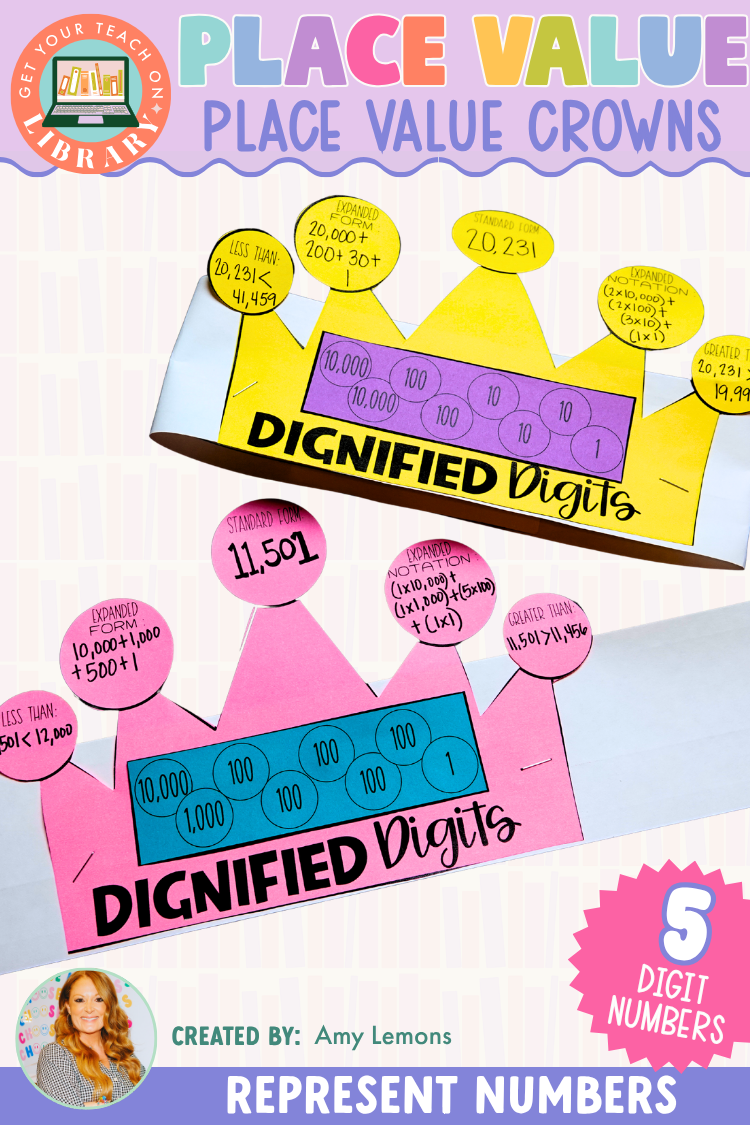 Five-Digit Place Value Party Activity: Place Value Crowns