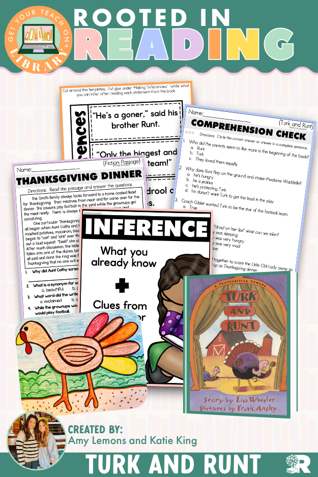 Rooted in Reading: Turk and Runt Read Aloud Activities | Reading Comprehension for Making Inferences and Describing Characters