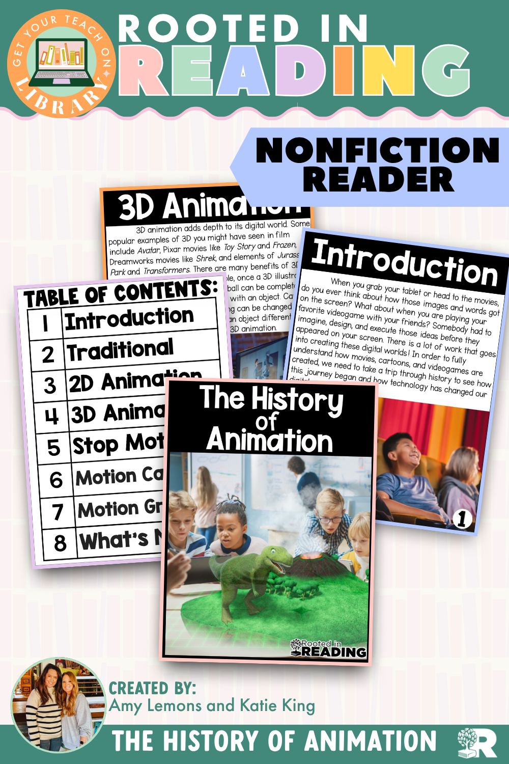 Rooted in Reading Nonfiction Reader: The History of Animation
