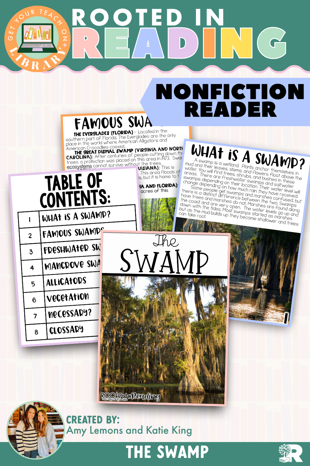 Rooted in Reading Nonfiction Reader: The Swamp