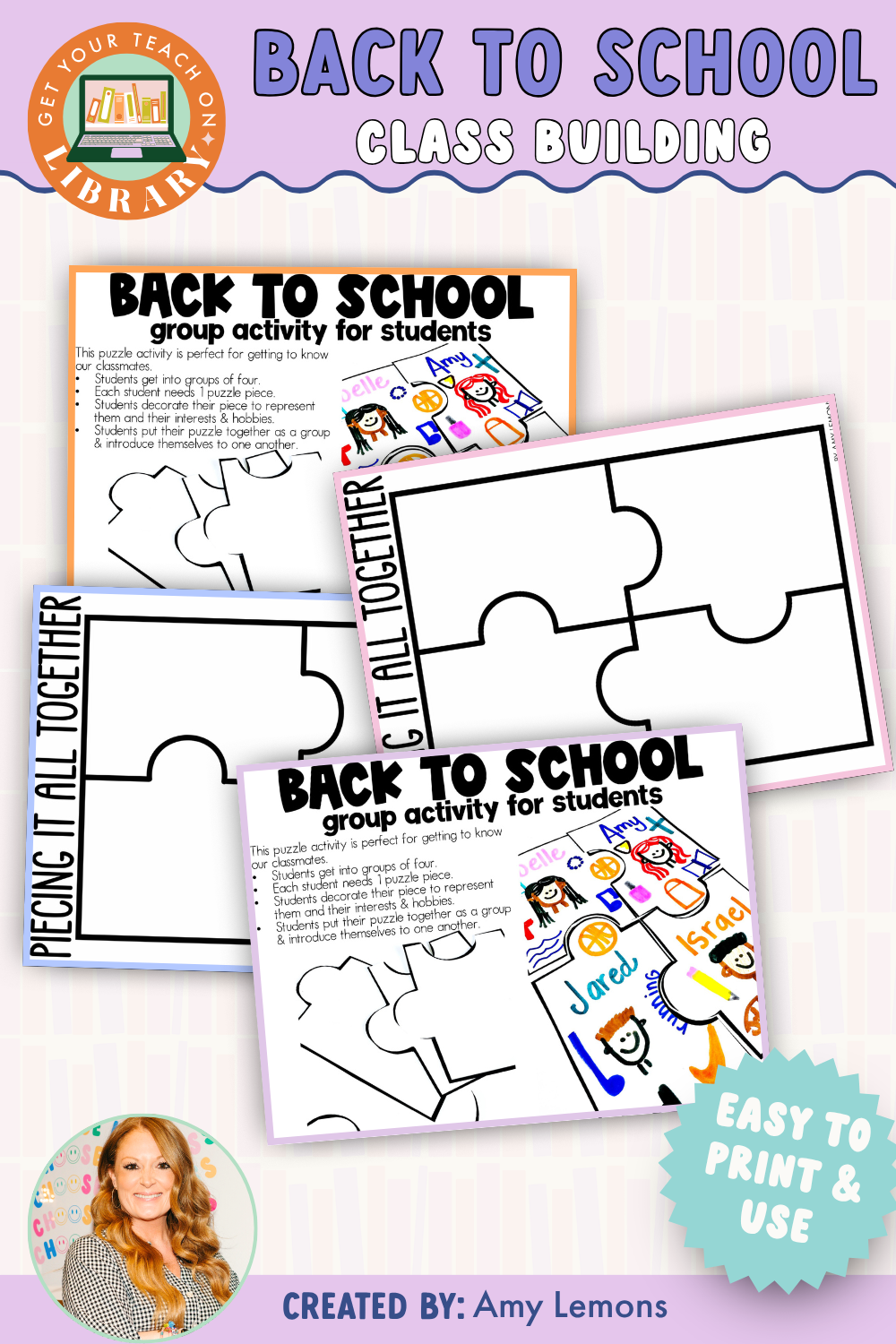 Back to School Activity: Get to Know Your Classmates Puzzle