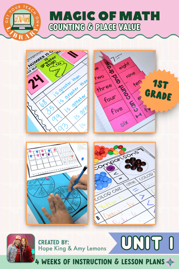 1st Grade Magic of Math Unit 1: Place Value & Counting – printable math by Hope King, Amy Lemons and Get Your Teach On