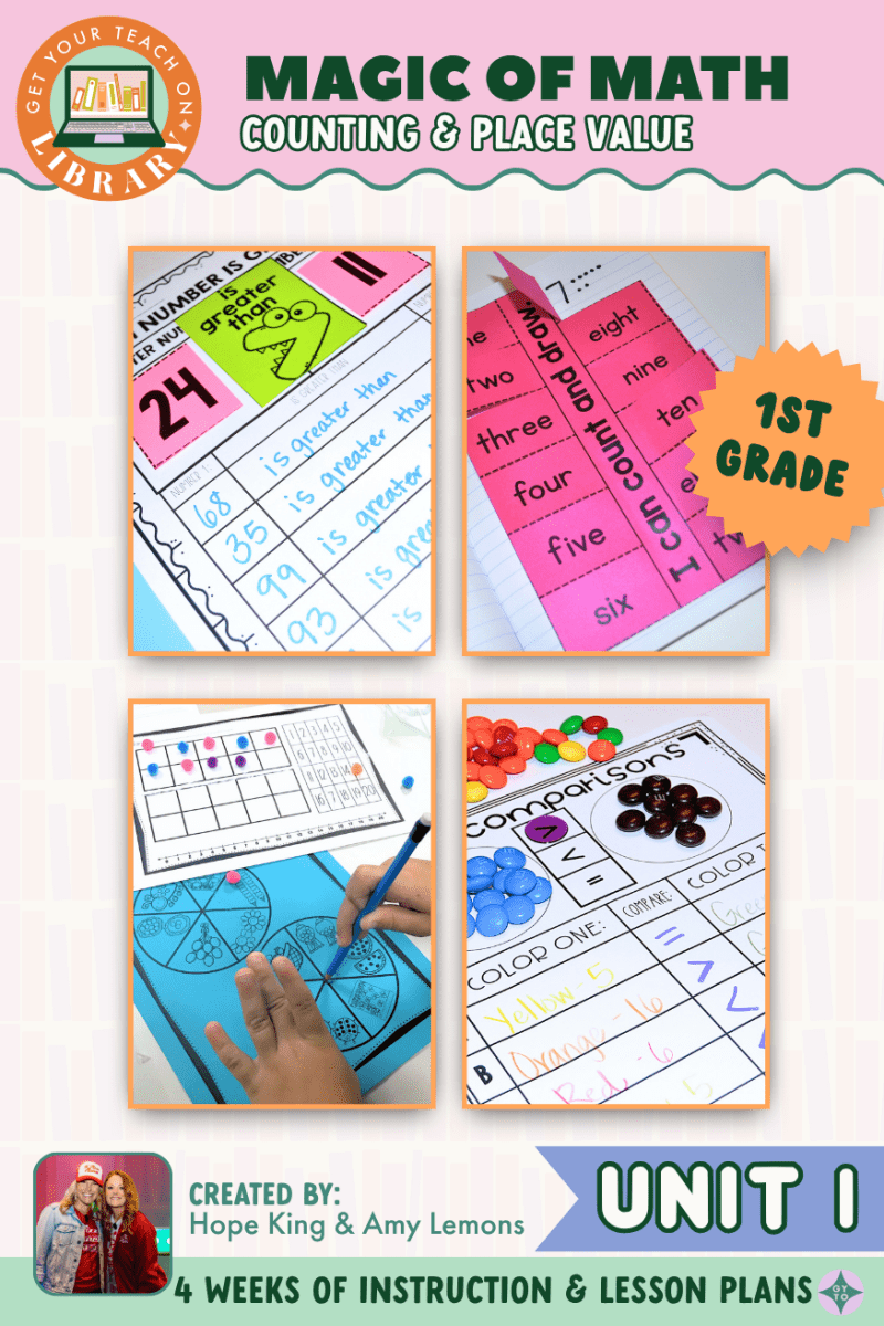 1st Grade Magic of Math Unit 1: Place Value and Counting - Shop GYTO - Get Your Teach On