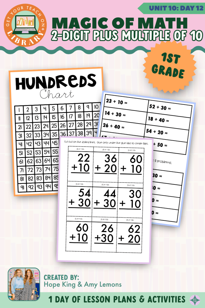 1st Grade Magic of Math: Unit 10 Day 12 2-Digit Plus Multiple of 10 - Shop GYTO - Get Your Teach On