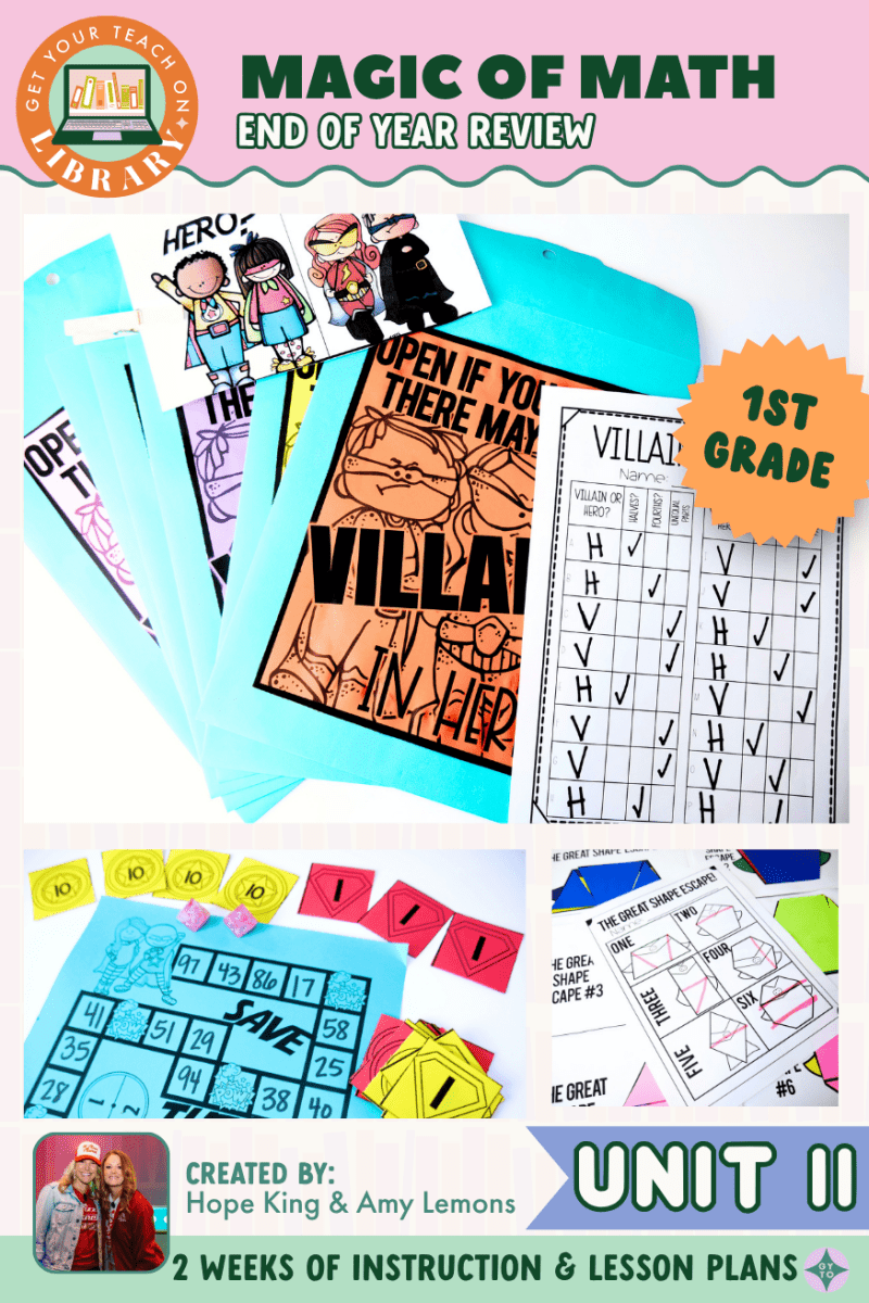 1st Grade Magic of Math Unit 11: End of Year Review - Shop GYTO - Get Your Teach On