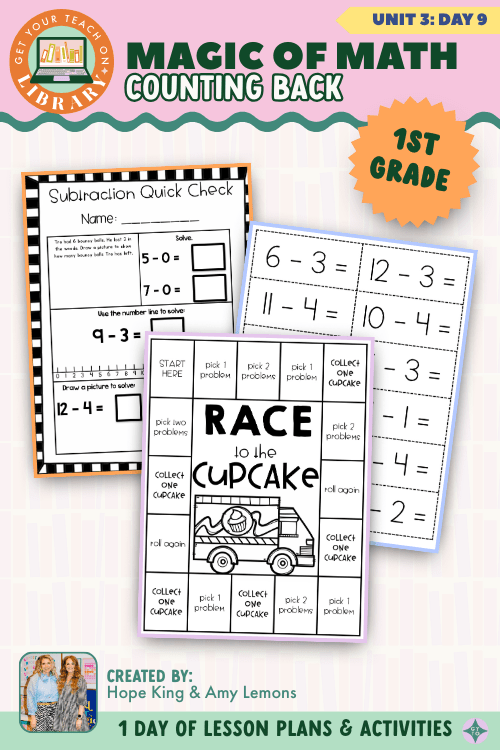 1st Grade Magic of Math: Unit 3 Day 9 Counting Back - Shop GYTO - Get Your Teach On