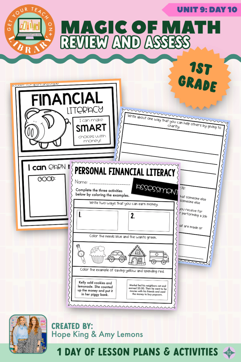 1st Grade Magic of Math: Unit 9 Day 10 Review and Assess - Shop GYTO - Get Your Teach On