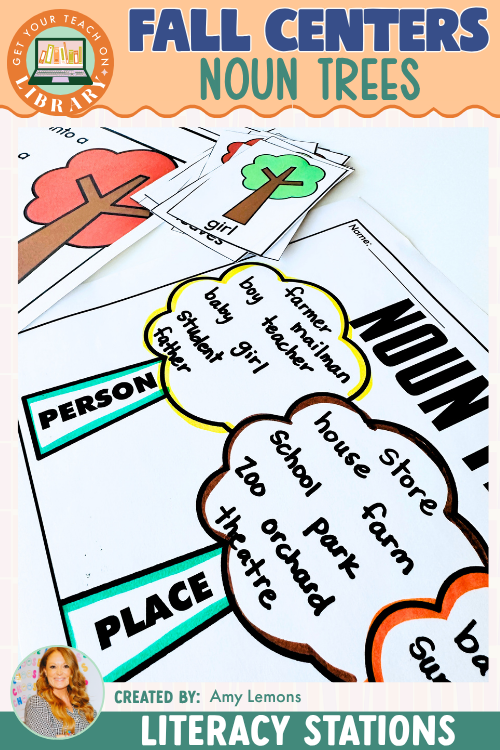 Fall Literacy Center: Sorting Nouns