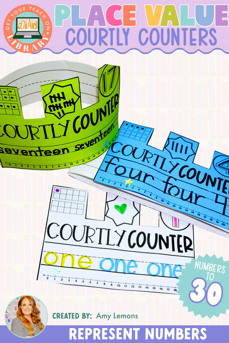 Numbers to 30 Activity: Courtly Counters Number Crowns