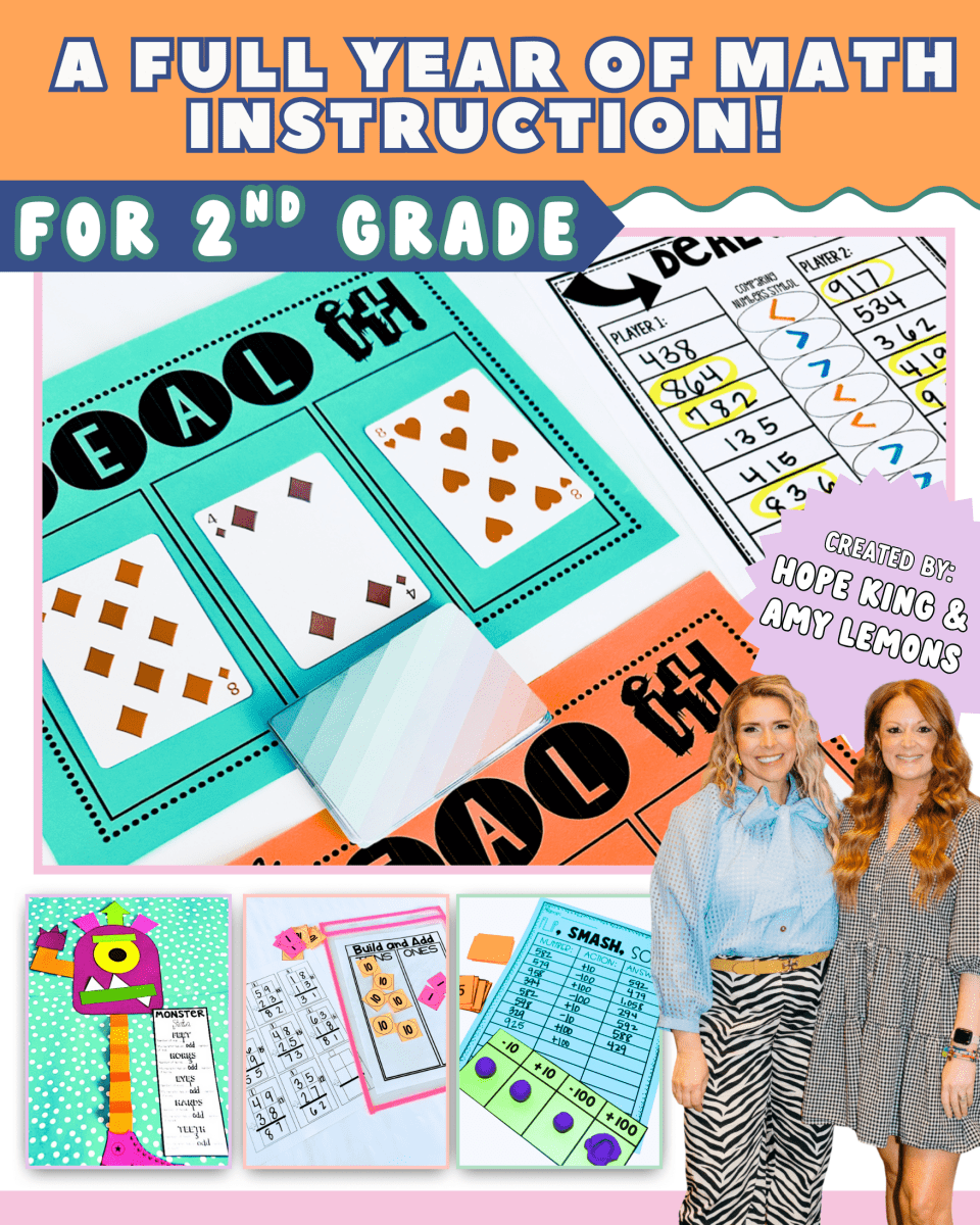 2nd Grade Magic of Math Bundle: Full Year Curriculum - Shop GYTO - Get Your Teach On