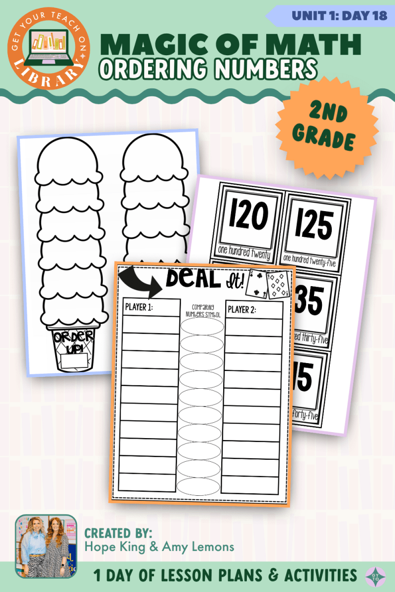 2nd Grade Magic of Math: Unit 1 Day 18 Ordering Numbers - Shop GYTO - Get Your Teach On