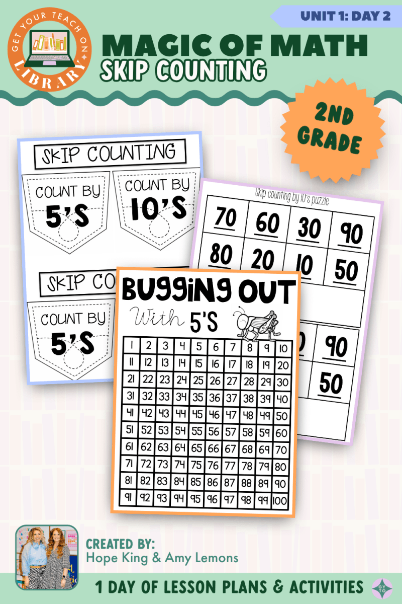 2nd Grade Magic of Math: Unit 1 Day 2 Skip Counting - Shop GYTO - Get Your Teach On