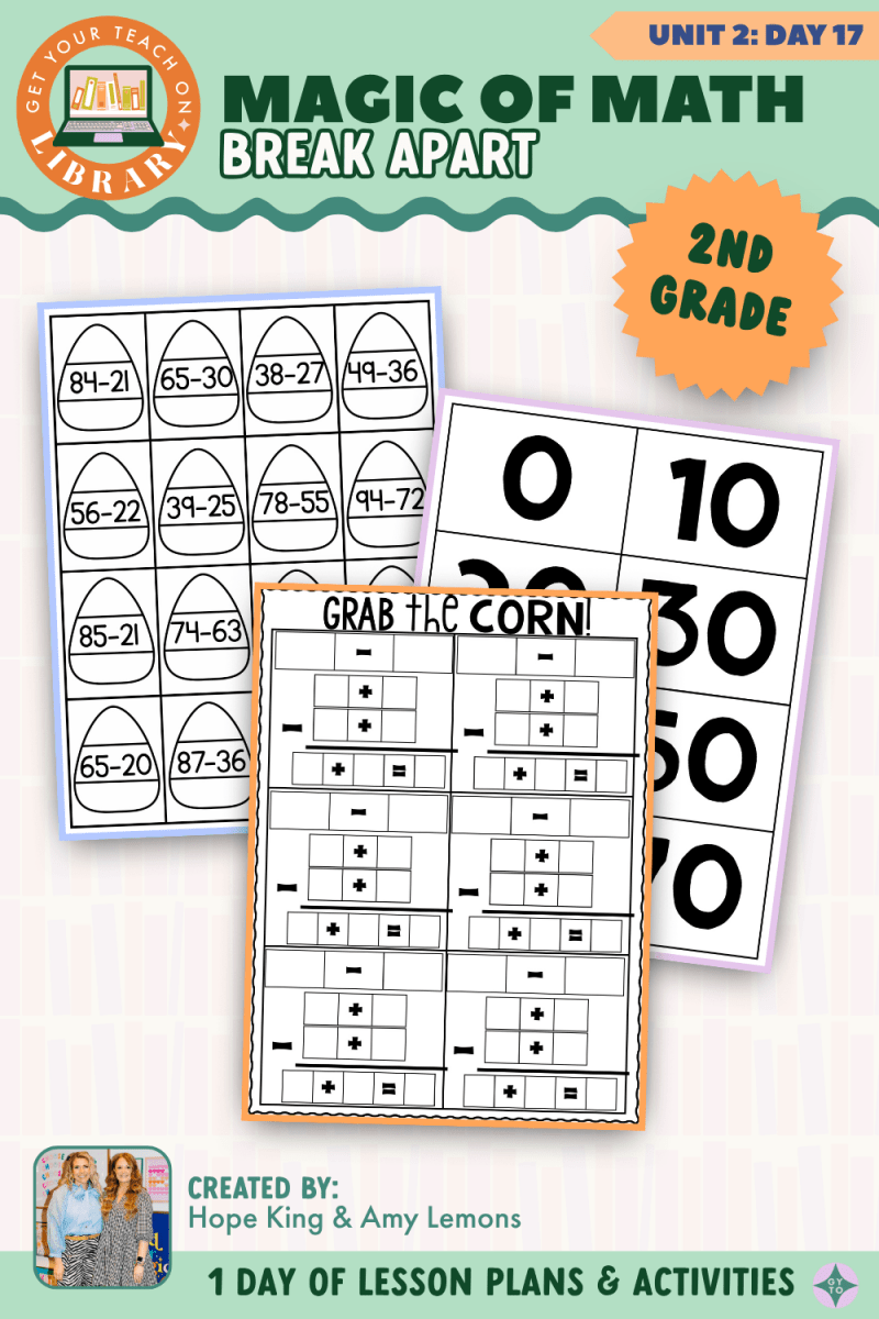 2nd Grade Magic of Math: Unit 2 Day 17 Break Apart - Shop GYTO - Get Your Teach On