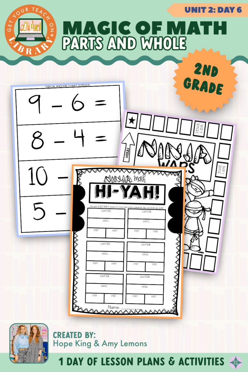 2nd Grade Magic of Math: Unit 2 Day 6 Parts and Whole - Shop GYTO - Get Your Teach On
