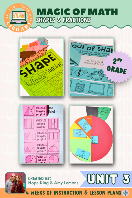 2nd Grade Magic of Math Unit 3: Shapes and Fractions - Shop GYTO - Get Your Teach On