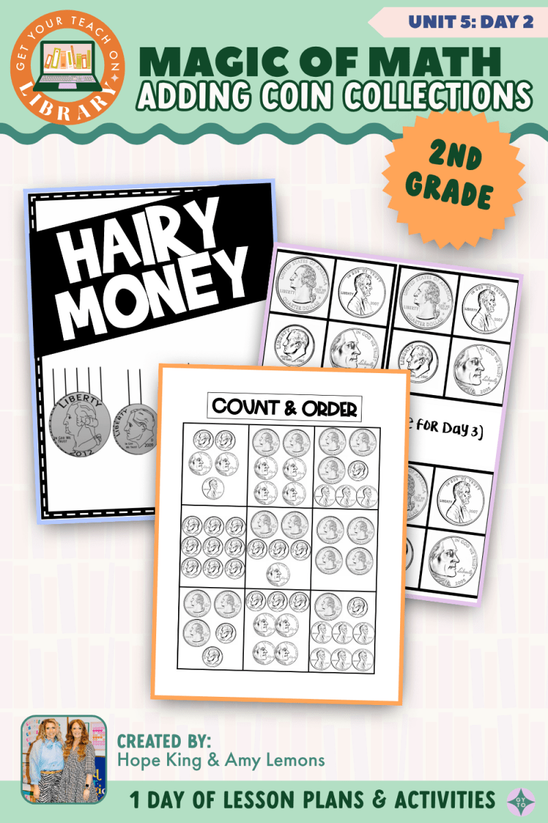 2nd Grade Magic of Math: Unit 5 Day 2 Adding Coin Collections - Shop GYTO - Get Your Teach On