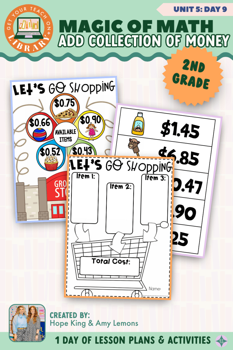 2nd Grade Magic of Math: Unit 5 Day 9 Add a Collection of Money - Shop GYTO - Get Your Teach On
