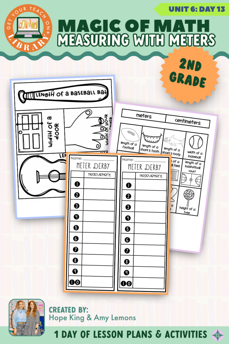 2nd Grade Magic of Math: Unit 6 Day 13 Measuring with Meters - Shop GYTO - Get Your Teach On