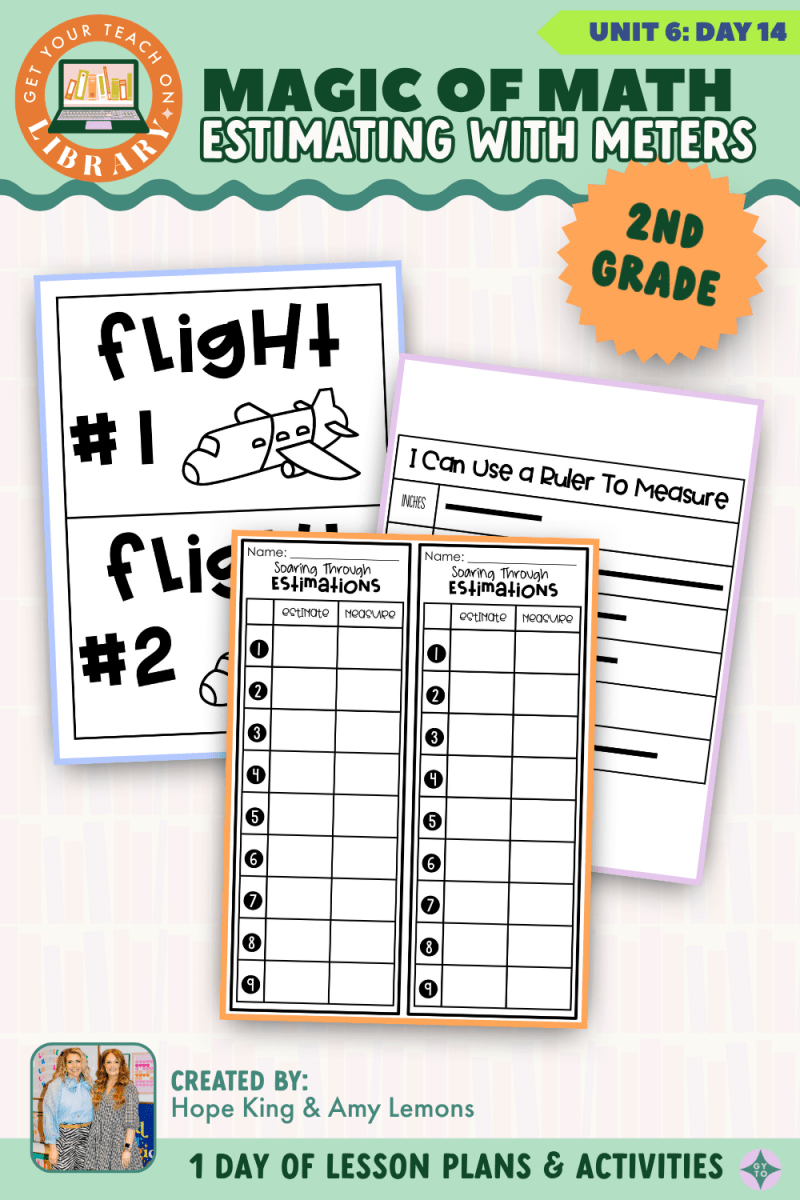 2nd Grade Magic of Math: Unit 6 Day 14 Estimating with Meters - Shop GYTO - Get Your Teach On
