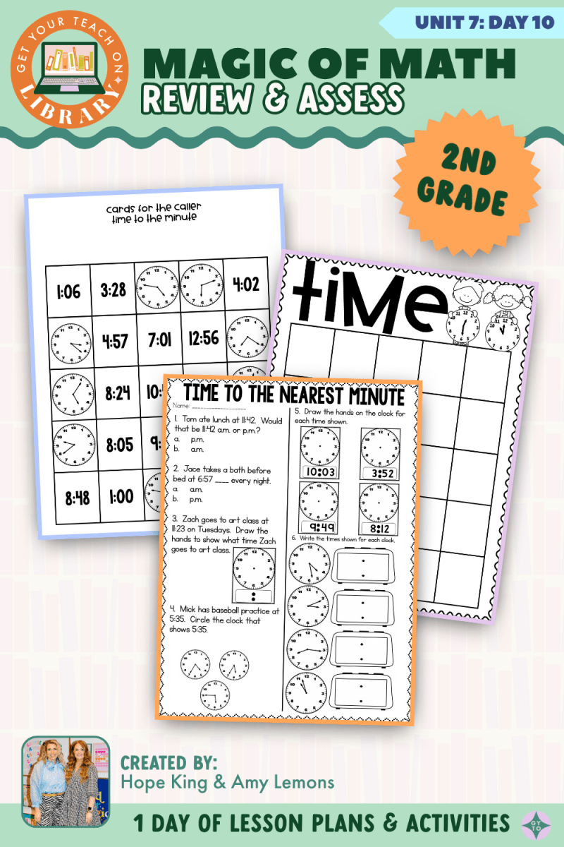 2nd Grade Magic of Math: Unit 7 Day 10 Review and Assess - Shop GYTO - Get Your Teach On
