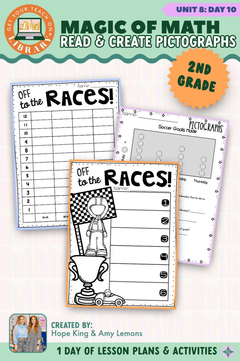 2nd Grade Magic of Math: Unit 8 Day 10 Read and Create Pictographs - Shop GYTO - Get Your Teach On