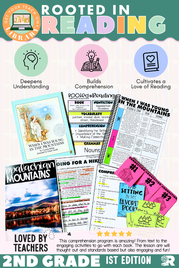 2nd Grade Rooted in Reading Yearlong Bundle | Read Aloud Lessons for Comprehension, Grammar & Vocabulary (1st Edition) - Shop GYTO - Get Your Teach On