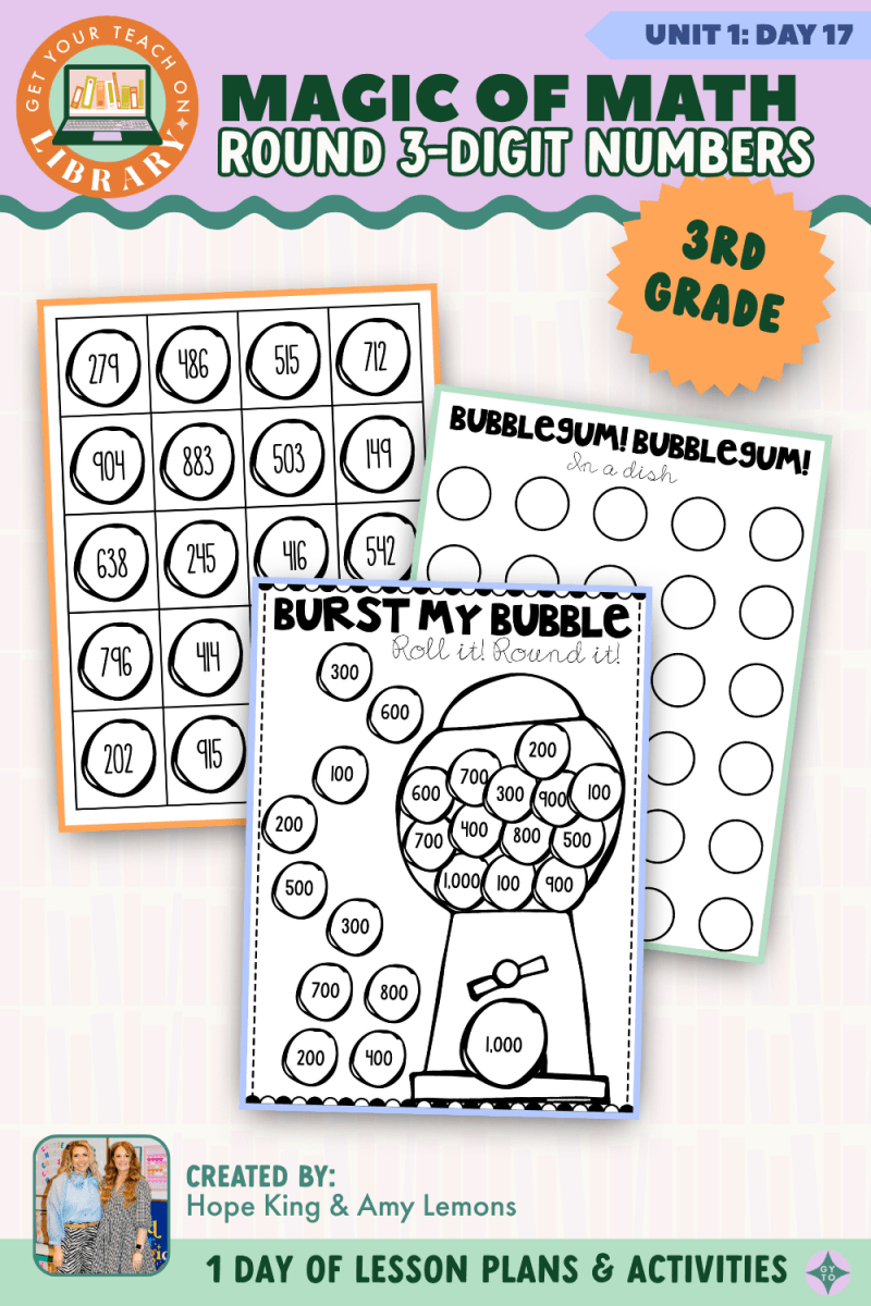 3rd Grade Magic of Math: Unit 1 Day 17 Round 3-Digit Numbers - Shop GYTO - Get Your Teach On