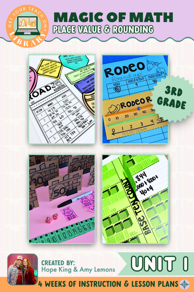 3rd Grade Magic of Math Unit 1: Place Value and Rounding - Shop GYTO - Get Your Teach On