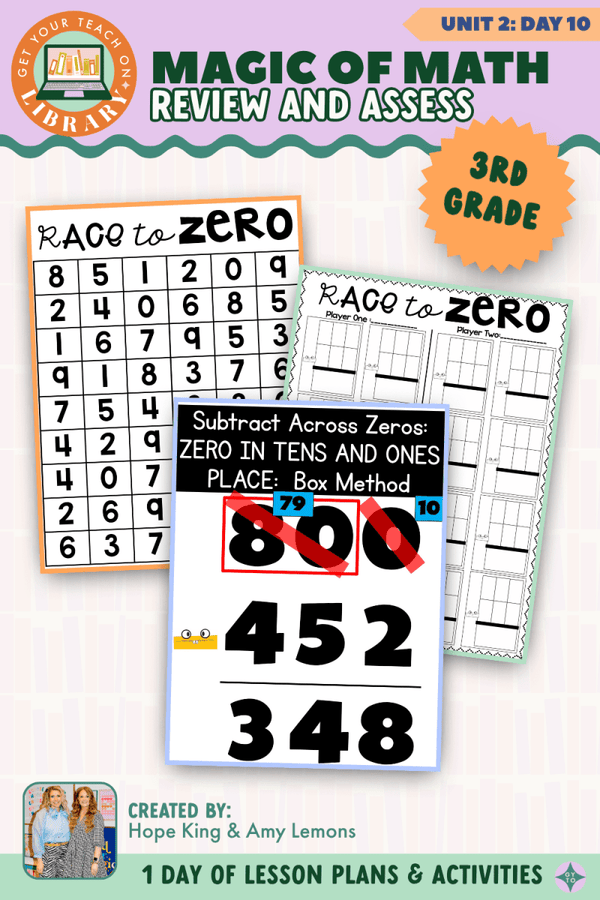 3rd Grade Magic of Math Unit 2 Day 10: Review and Assess by Hope King, Amy Lemons and Get Your Teach On