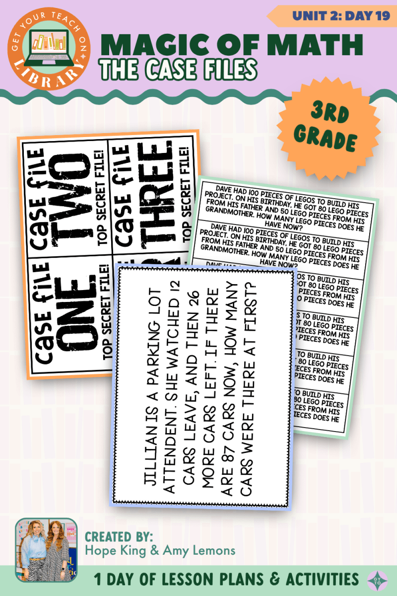 3rd Grade Magic of Math: Unit 2 Day 19 The Case Files - Shop GYTO - Get Your Teach On