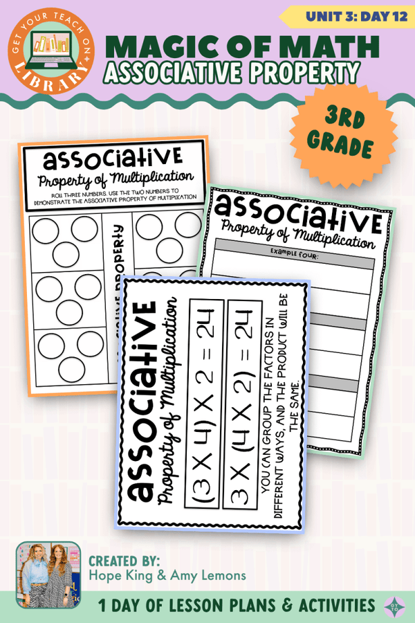 3rd Grade Magic of Math Unit 3 Day 12: Associative Property by Hope King, Amy Lemons and Get Your Teach On