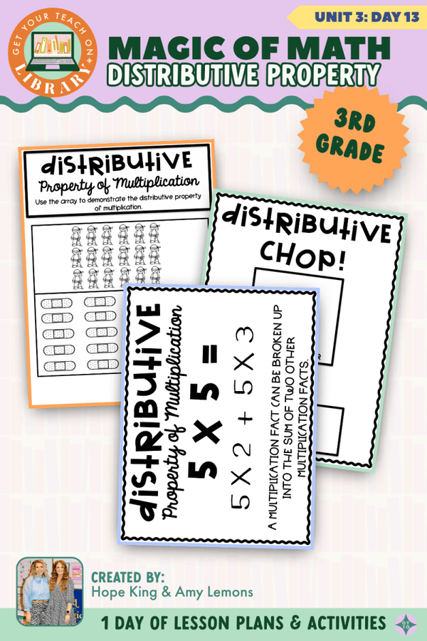 3rd Grade Magic of Math Unit 3 Day 13: Distributive Property by Hope King, Amy Lemons and Get Your Teach On