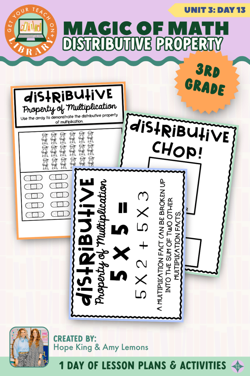 3rd Grade Magic of Math: Unit 3 Day 13 Distributive Property - Shop GYTO - Get Your Teach On