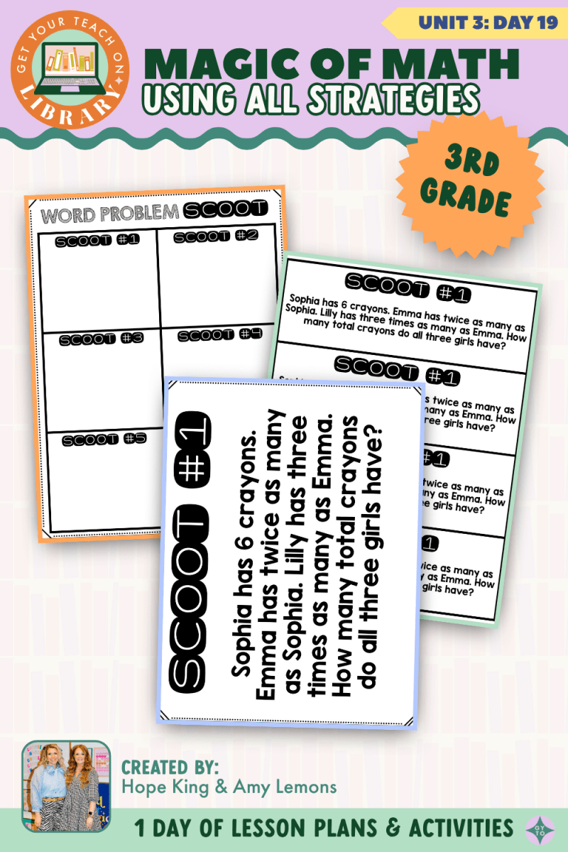 3rd Grade Magic of Math: Unit 3 Day 19 Using All Strategies - Shop GYTO - Get Your Teach On
