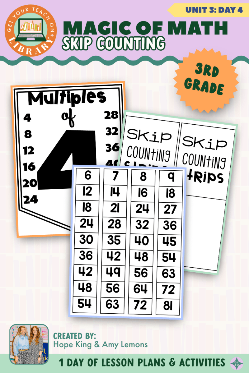 3rd Grade Magic of Math: Unit 3 Day 4 Skip Counting - Shop GYTO - Get Your Teach On