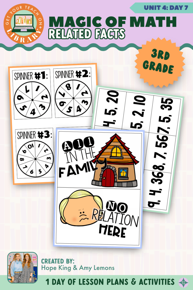 3rd Grade Magic of Math: Unit 4 Day 7 Related Facts - Shop GYTO - Get Your Teach On
