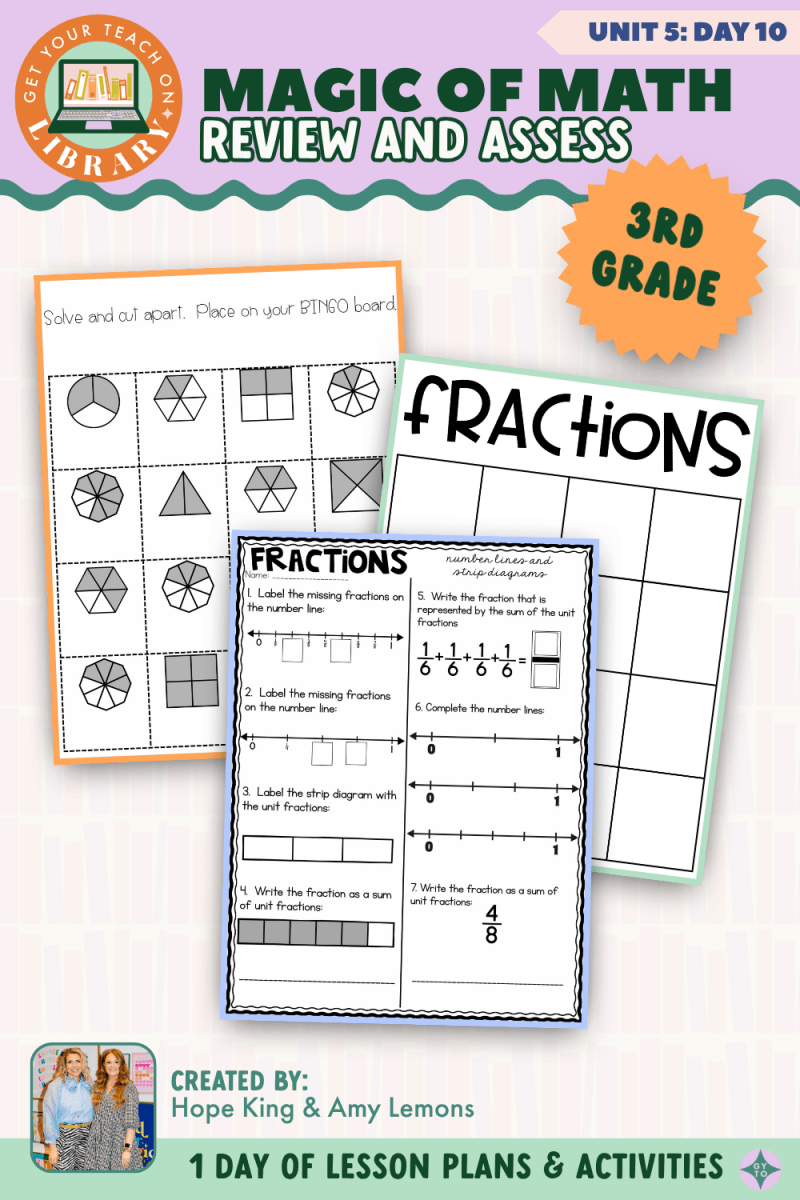 3rd Grade Magic of Math: Unit 5 Day 10 Review and Assess - Shop GYTO - Get Your Teach On