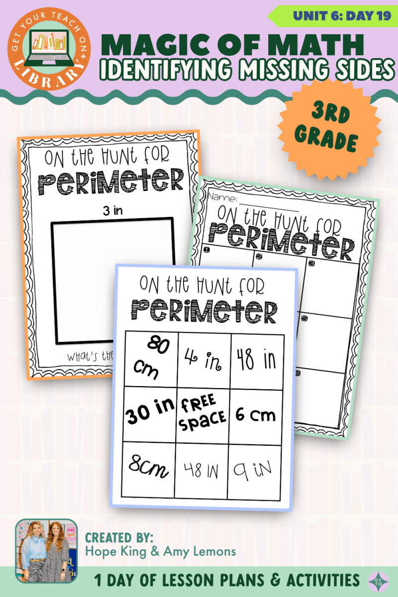 3rd Grade Magic of Math: Unit 6 Day 19 Identifying Missing Sides - Shop GYTO - Get Your Teach On