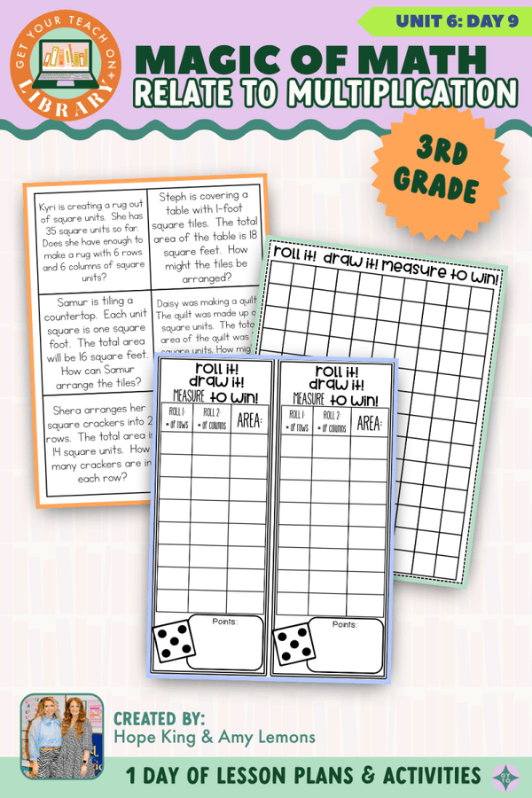 3rd Grade Magic of Math Unit 6 Day 9: Relate to Multiplication by Hope King, Amy Lemons and Get Your Teach On